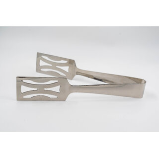 i WARE KkitchenCare Pastry Tong/Dessert Tong Stainless Steel Silver.