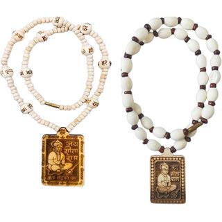 abhimantrit bageshwardham mala hanuman ji tulsi mala beads wood necklace
