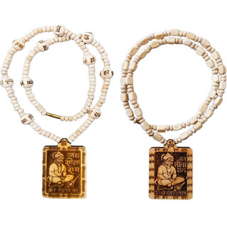 abhimantrit bageshwardham mala hanuman ji tulsi mala beads wood necklace