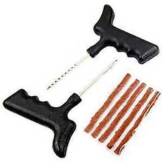 Tire Puncture Repair Kit with adhesive Tubeless Tyre Puncture Repair Kit - Hardware, Tools and Home Safety | Buy online on ZillyBuy