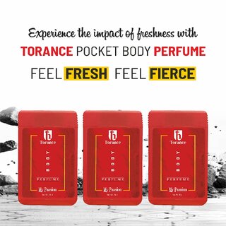 torance body pocket purfame 18 ml long lasting fragrance fresh body spray for men women pack of 3