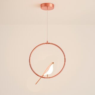 Chanya Haus Ceiling Pendant Light in Aluminium Body - Triple Colour Modes (Warm White  Natural White  Cool White)
