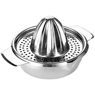 Steel Stainless Steel Orange Hand Juicer Hand Juicer (Silver) - Home Improvement | Buy online on ZillyBuy