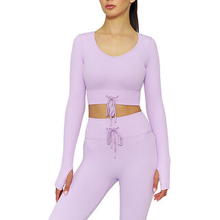 sherox western wear legging purple solid 