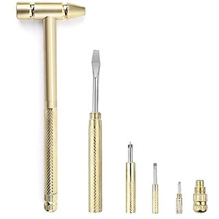 5-in-1 Mini Metal Hammer & Screwdriver Multi-tool with Anti-Slip Grip, Claw Hammer, Portable Hand Tool Pack of 1 - Hardware, Tools and Home Safety | Buy online on ZillyBuy