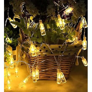 Savi Arts Enchanted Mini Wish Bottle LED String Lights - 3 Meters Warm White Fairy Lights