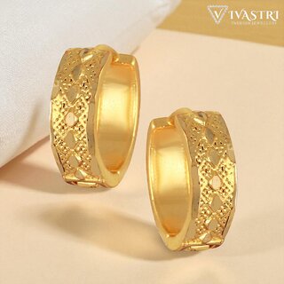Vivastri Stylish Alloy Gold Plated Bali Earrings for Women & Girls [VIVA2530ERG] - Earrings | Buy online on ZillyBuy