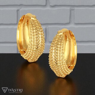 Vivastri Stylish Alloy Gold Plated Bali Earrings for Women & Girls [VIVA2548ERG] - Earrings | Buy online on ZillyBuy