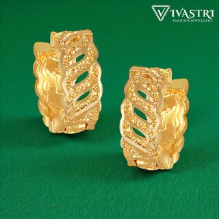 Vivastri Stylish Alloy Gold Plated Bali Earrings for Women & Girls [VIVA2551ERG] - Earrings | Buy online on ZillyBuy