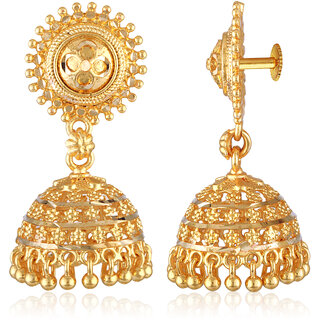 Vivastri Shimmering Bejeweled Jhumki Jhumka Earring for Women and Girls [VIVA2663ERG] - Earrings | Buy online on ZillyBuy