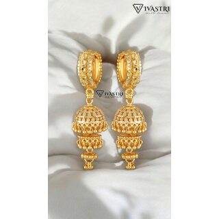 Vivastri Elite Colorful Clip On Jhumki for Women and Girls [VIVA2670ERG] - Earrings | Buy online on ZillyBuy