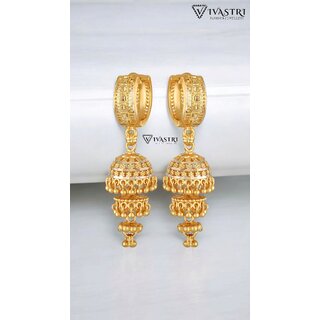 Vivastri Sizzling Glittering Clip On Jhumki Earring for Women and Girls [VIVA2671ERG] - Earrings | Buy online on ZillyBuy