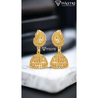 Vivastri Allure Chunky Clip On Jhumki Earring for Women and Girls [VIVA2676ERG] - Earrings | Buy online on ZillyBuy