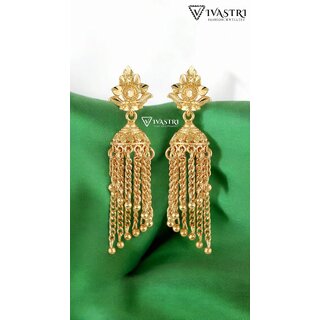 Vivastri Sizzling Glittering Screw Jhumka Earring for Women and Girls [VIVA2679ERG] - Earrings | Buy online on ZillyBuy