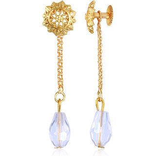 Vivastri Daily wear Changeable Latkan Screw Back Stud Earring for Women and Girls [VIVA2698ERG] - Earrings | Buy online on ZillyBuy