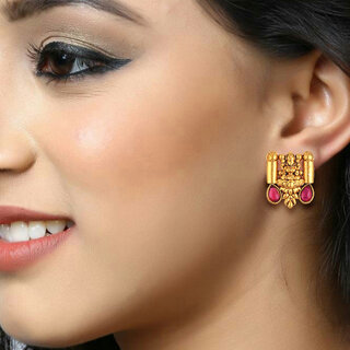 Vivastri Sizzling Glittering stud Earring for Women and Girls [VIVA2724ERG] - Earrings | Buy online on ZillyBuy