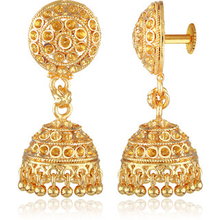 Vivastri Elite Charming Screw Jhumka Earring for Women and Girls [VIVA2732ERG] - Earrings | Buy online on ZillyBuy