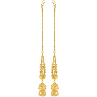 Vivastri Double Drop Jhumka Earring for Women and Girls [VIVA2733ERG] - Earrings | Buy online on ZillyBuy