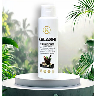 kelashi conditioner pure and natural promotes healthy scalp reapies dull and damaged hair stimulates foliciles and r