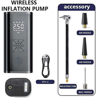 Double Safety 2 psi Tyre Air Pump for Car & Bike