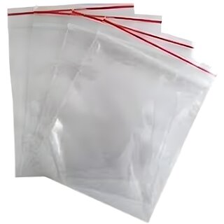 Thick Plastic Zip Lock Pouch Bags 8 x 10 Inches, Transparent  25 Pcs Pack - Handbags | Buy online on ZillyBuy