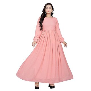 SARINKU Maxi Dress for Women Stylish Western Gown Long One Piece for Girls & Women