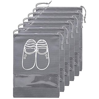 Shoe Bag for Travel  Storage Organizer Shoe Bags Pouches Travel Shoe Cover for Shoe Storage Bag Women  Men Pack of 6 - Home Improvement | Buy online on ZillyBuy