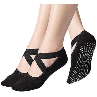 toes and feet womens padded anti slip grips yoga pilates ballet barre piyo socks assorted color 