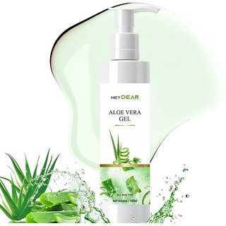 HEYDEAR Aloe Vera Gel 100ml - Natural Skincare Moisturizing Gel for All Skin Types