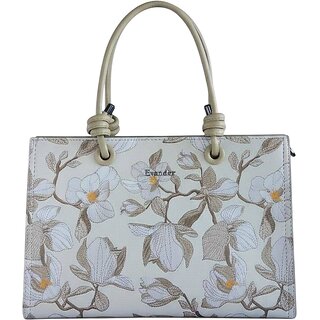 Elegant Floral Satchel Bag - Chic Pastel Handbag for Women - Handbags | Buy online on ZillyBuy