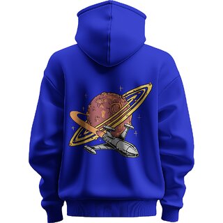 BULL CLOTHING Men's Cosmic Adventure Dark Blue Premium 280 GSM Fleece for Softness, Comfort, and Durability (XXL) - Blazers & Waistcoats | Buy online on ZillyBuy