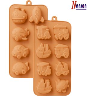 Nanson 8-Cavity Silicone Baking Mold  Pack of 2  Multi Animal Shape Lion Butterfly Frog Muffin  Cupcake Trays  Idea - Cookware | Buy online on ZillyBuy