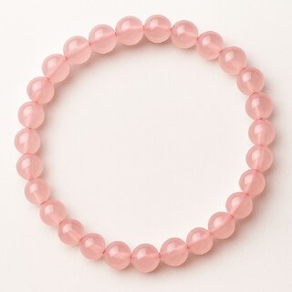 Tiny Shiny Natural Rose Quartz Bracelet  Certificate of Authenticity  Attracts Love  Relationship - Bangles & Bracelets | Buy online on ZillyBuy