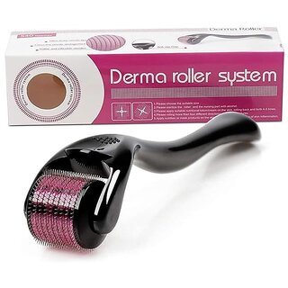 wildproducts derma roller 0 5mm for hair beard growth 540 titanium micro needles for hair regrowth