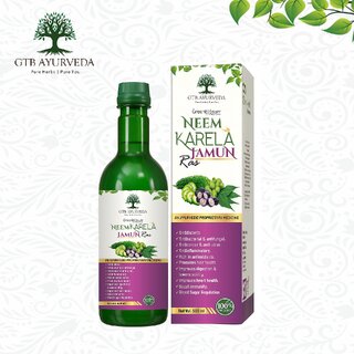 greenblosum jamun neem karela juice helps control blood sugar level and reduces bad cholesterol good for metabolic