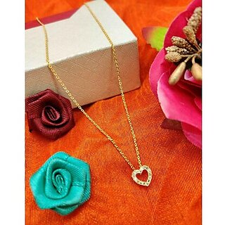 Gold Plated Dil Satari Brass Necklace for Women, Girls, Baby Girls silver