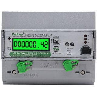 Digital Three Phase Din Rail Mount Energy Meter - TMCB 013 DIN