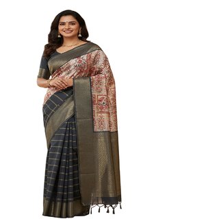 Luxurious Multicoloured Digital Print Crape Silk Saree - Sarees | Buy online on ZillyBuy