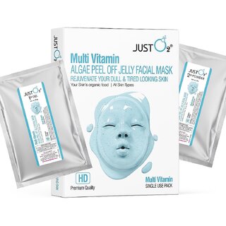 Beauty Relay London Multi Vitamin Algae Peel Off Jelly Facial Mask  Suitable for All Skin Types  125g