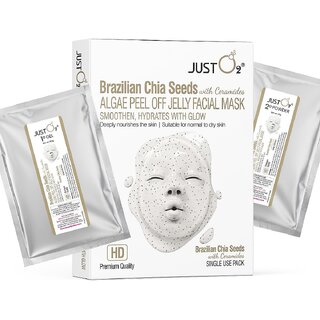 Brazilian Chia Seeds  Algae Peel-Off Jelly Facial Mask  125g