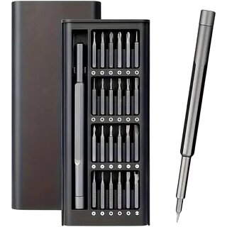 Shopkartz 24 in 1 Precision Screwdriver Set - Ultimate Compact Tool Kit with 24 Durable Bits for DIY Projects and Professional Use