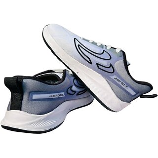 JUST GO IT Boys' Blue Sports Sneakers - Comfortable Kids Athletic Shoes - Sports Shoes | Buy online on ZillyBuy