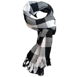checkered muffler for men women