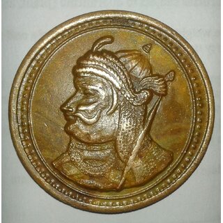 ''KING OF MEWAR'' MAHARANA PRATAP-YEAR 1582 BIG COIN WT- 52GM, Size - 50 mm