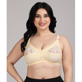 ZIVOK Women Everyday Non Padded Bra (White)