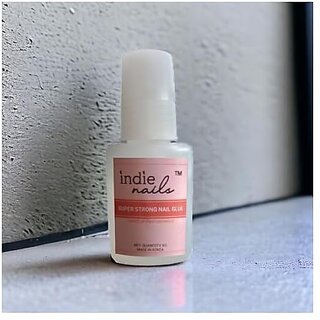 Korean Nail Glue for Nail Extension and Press On Nails Extra Strong Adhesive for Acrylic Tips and False Nails Long-Lasting for 4+ Weeks Professional and Home Use Transparent 8gm