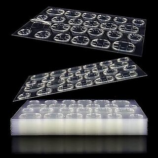Nail Glue 8 Sheets Double-Sided Nail Jelly Sticker Waterproof Breathable Glue Tabs Jelly Glue Adhesive Tabs Super Sticky Fake Stickers for Manicure (8 Sheets 192 pcs 6.2 cm)