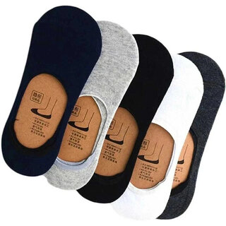 (Pack of 5) Men Solid Low Cut, Peds/Footie/No-Show - Socks | Buy online on ZillyBuy
