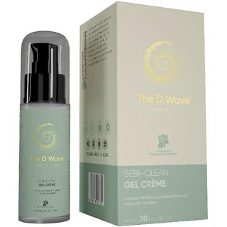 The D Wave Sebi-Clean Gel Crme with QGEN Phyto Stem Cell Technology  Salix Alba 30ml