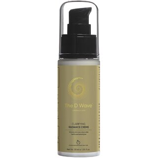 The D Wave Clarifying Radiance Crme with QGEN Phyto Stem Cell Technology, AHA & BHA 30ml